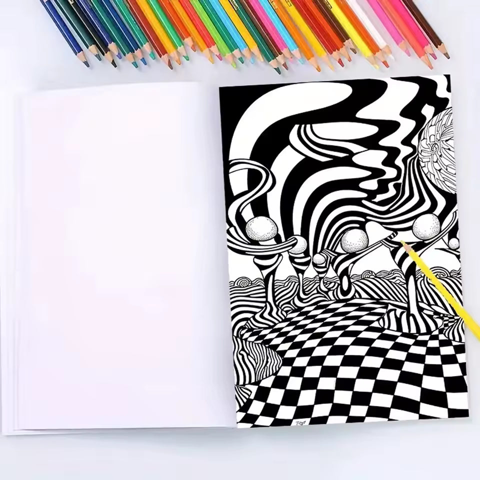 Joint Graffiti Coloring Book Adult Picture Book
