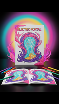 Electric Portal Coloring Book Lay-Flat Binding